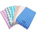 JUMBO PURE COTTON BATH TOWELS IN CLASSIC CHECKS PATTERN  - PACK OF 2