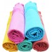 Cotton Checks Towel  with Velvet Floral Border Set of 2 pcs