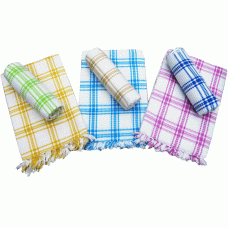 SOFT TOUCH PURE COTTON BATH TOWELS PACK OF 2 