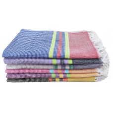 Thin Quality Pure Cotton Regular Size Bath Towels Pack Of 2 Pieces