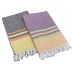 Thin Quality Pure Cotton Regular Size Bath Towels Pack Of 2 Pieces