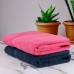 BATH TOWEL IN REGULAR SIZE PURE COTTON TURKISH TOWELS SET IN DARK COLORS - PACK OF 2