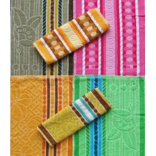 Cotton Hand Towel /Multicolour Hand Towel Set of 6 Pcs