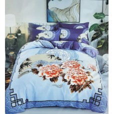 Super King Size Floral Designer Pure Cotton Bedsheet With 2 Pillow Covers Set