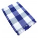 CHECKS DESIGN SINGLE BED HAND LOOM BEDSHEETS IN FILAMENT COTTON - PACK OF 4 BEDSHEETS