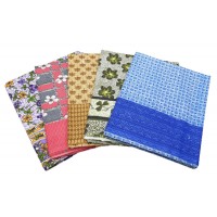 Pure Cotton Floral Multi Colour SIngle Top Sheet Bedsheets Pack Of 2 Pieces 