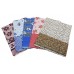 Pure Cotton Floral Multi Colour SIngle Top Sheet Bedsheets Pack Of 2 Pieces 
