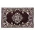 Drawing Room 6x9 Feet Velvet Carpet Glossy Chennile Soft Fabric - Pack of 1