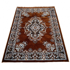 Authentic Hand Knotted Persian Rug Galicha For Living Room/Hall/Bedroom In Brown Colour 5 Ft x 7 Ft