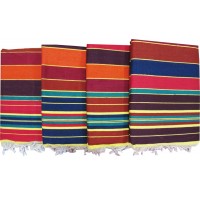 Traditional Linning Solapur Carpet / Satranji / Jamkhana /Bhavani carpet in Multicolours - Set of 4 pcs