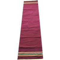  Carpet in Plain colors /Indian Bhojan Patti in Pure Cotton /Set of 2 Pieces (10 FOOT PATTI)