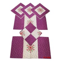 EMBROIDERY PURE COTTON EXCLUSIVE DESIGNER DIWAN SET - PACK OF 6 PIECES