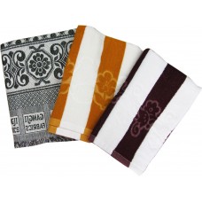 SPECIAL COTTON CHADDAR AND LINNING TOWELS SET ( PACK OF 3 )