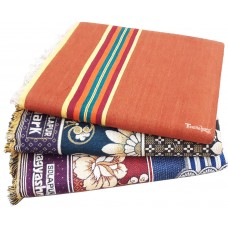 Plain Solapur Satranji With Solapur Chaddars At Best Price  Pack 3 Pieces For Single Bed 