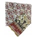 Floral Designer Double Cotton Solapur Chaddar And Traditional Designer Double Bedsheet With 2 Pillow Covers - Pack Of 2