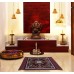  Pack of 2  Pure Velvet Pooja Aasan / Multipurpose Velvet Rug/ Meditation Mat / Prayer Mat