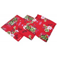 POLY COTTON CUSHION COVER WITH ATTRACTIVE FLORAL PRINT - PACK OF 3 