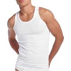 Cotton Plain White Banian / Vest for Men and Boy's / Best Quality  Buy minimum 2 pieces - Size 85
