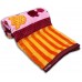 Floral Printed Soft Quality Mink Double Bed Blanket / Embossed Blanket