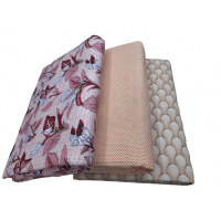 Floral Designer Pure Cotton Reversible Dohar/Ac Blanket For Single Bed Pack Of 1 Piece