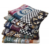 PACK OF 5  FAMOUS SOLAPUR CHADDARS  IN DOUBLE PETTI PURE COTTON AT DISCOUNT RATE