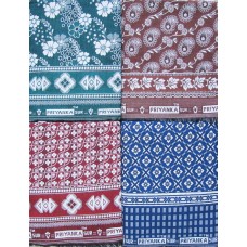 Floral Design 100% Cotton Chaddar / Fancy Pattern Solapur Chaddar - Pack of 1
