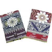 SUPER THICK BEST QUALITY SOLAPUR COTTON CHADDARS / BLANKETS IN FLORAL DESIGN  - PACK OF 2 