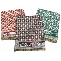 UNIQUE FLORAL DESIGN COTTON SINGLE BED DAILY USE SOLAPUR CHADDAR - PACK OF 3