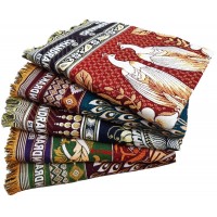 THICK QUALITY SOLAPUR CHADDAR  PURE COTTON IN BEAUTIFUL DESIGN AT DISCOUNT - PACK OF 5