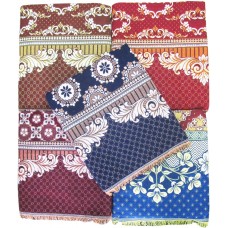 BEAUTIFUL THICK AUTHENTIC DESIGNER LARGE SIZE PURE COTTON CHADDAR / BLANKET / BEDSHEET - PACK OF 1 