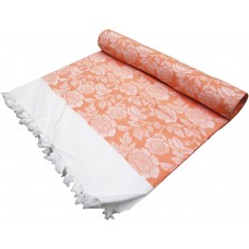SOLAPUR LIGHT WEIGHT DOUBLE SIZE CHADDAR / BLANKET IN PURE COTTON FLORAL DESIGN CHADDAR - PACK OF 1