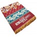 JACQUARD HEAVY QUALITY COTTON  LATEST PATTERN COLORFUL CHADDAR / BLANKET  - PACK OF 1
